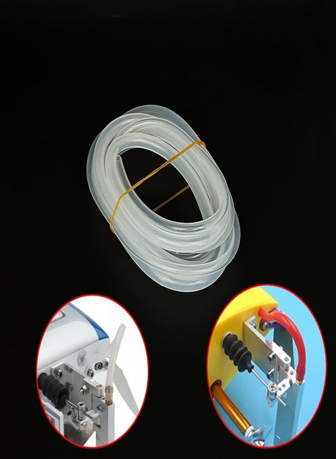 URIMPAVIDO 2PCS RC Boat Flexible Silicone Water Cooled Tube Water Cooling Pipe Tube for RC Boat Ship DIY Model Toy Water Cooling Parts (Transparent) - Image 2